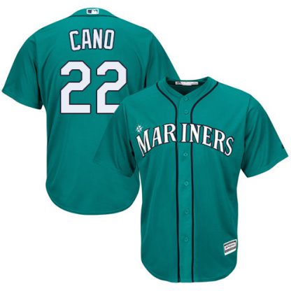 Seattle Mariners #22 Robinson Cano Green Cool Base Stitched Youth MLB Jersey