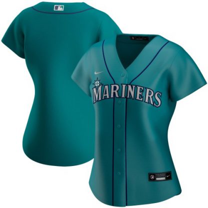 Seattle Seattle Mariners Nike Women's Alternate 2020 MLB Team Jersey Aqua