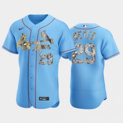St.Louis St.Louis Cardinals #29 Alex Reyes Men's Nike Diamond Edition MLB Jersey - Blue