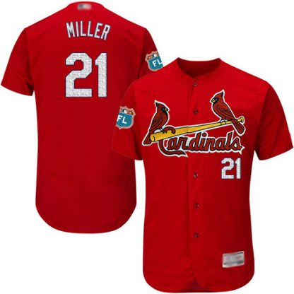 St.Louis Cardinals #21 Andrew Miller Red Flexbase Authentic Collection Stitched MLB Jersey