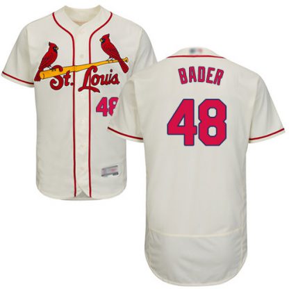 St.Louis Cardinals #48 Harrison Bader Cream Flexbase Authentic Collection Stitched MLB Jersey
