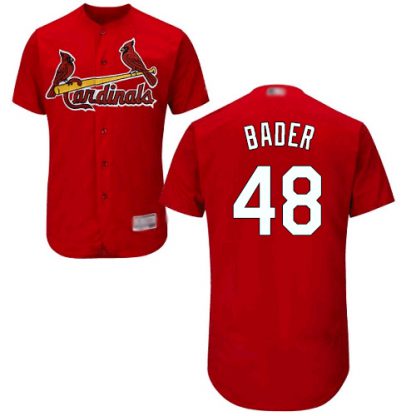 St.Louis Cardinals #48 Harrison Bader Red Flexbase Authentic Collection Stitched MLB Jersey