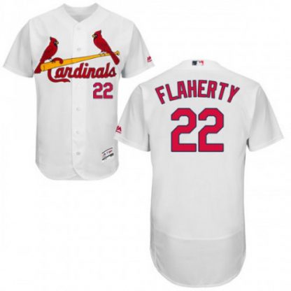 St.Louis Cardinals #22 Jack Flaherty White Flexbase Authentic Collection Stitched MLB Jersey