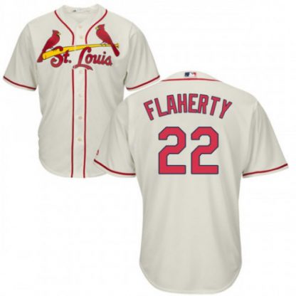 St.Louis Cardinals #22 Jack Flaherty Cream New Cool Base Stitched Youth MLB Jersey