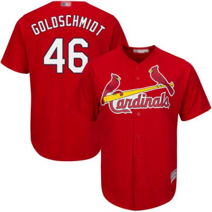 St.Louis Cardinals #46 Paul Goldschmidt Red Cool Base Stitched Youth MLB Jersey