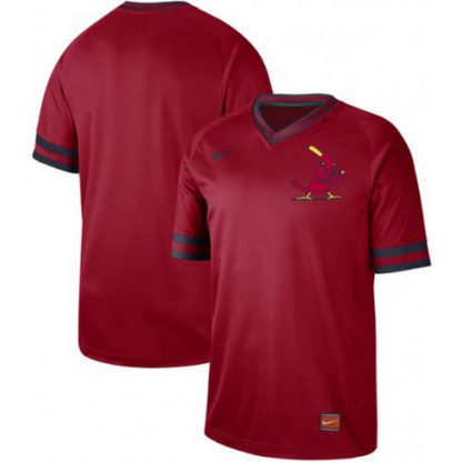 Nike St.Louis Cardinals Blank Red Authentic Cooperstown Collection Stitched MLB Jersey