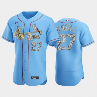 St.Louis St.Louis Cardinals #27 Tyler O'Neill Men's Nike Diamond Edition MLB Jersey - Blue