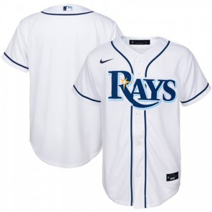 Tampa Bay Tampa Bay Rays Nike Youth Home 2020 MLB Team Jersey White