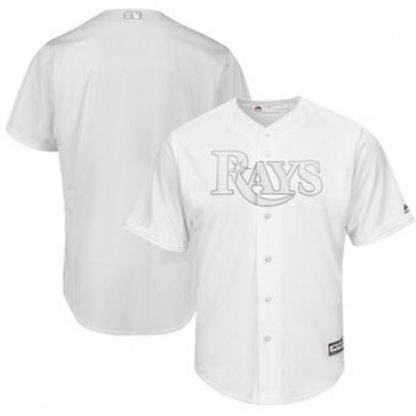 Tampa Bay Tampa Bay Rays Blank Majestic 2019 Players' Weekend Cool Base Team Jersey White