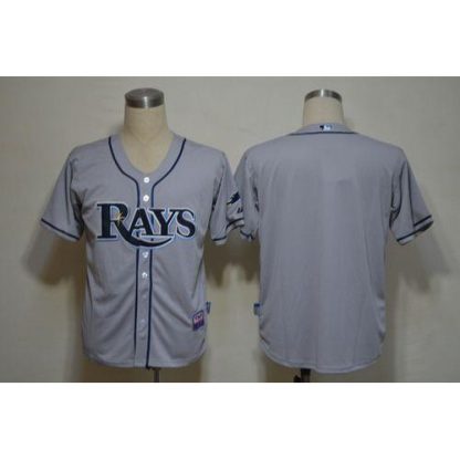 Tampa Bay Rays Blank Grey Cool Base Stitched MLB Jersey