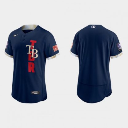 Tampa Bay Tampa Bay Rays 2021 Mlb All Star Game Authentic Navy Jersey