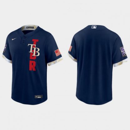 Tampa Bay Tampa Bay Rays 2021 Mlb All Star Game Fan's Version Navy Jersey
