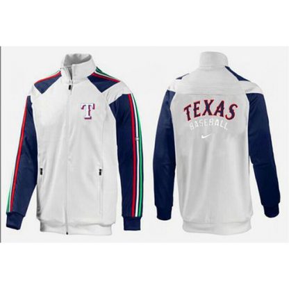 MLB Texas Texas Rangers Zip Jacket White_2