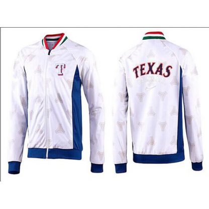 MLB Texas Texas Rangers Zip Jacket White_3