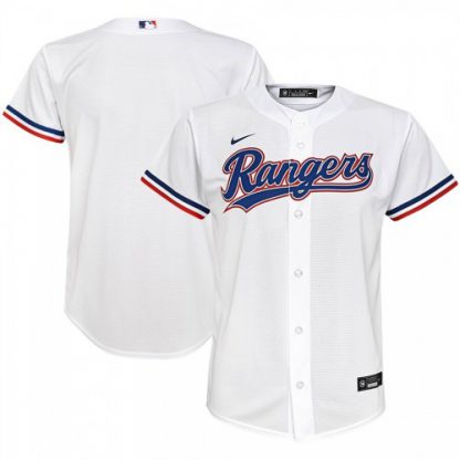 Texas Texas Rangers Nike Youth Home 2020 MLB Team Jersey White