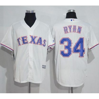 Texas Rangers #34 Nolan Ryan White New Cool Base Stitched MLB Jersey