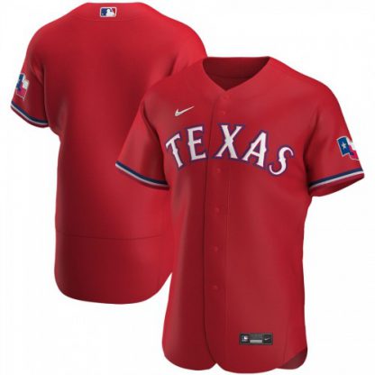 Texas Texas Rangers Men's Nike Red Alternate 2020 Authentic MLB Jersey