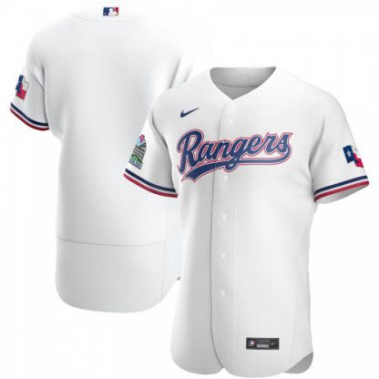 Texas Texas Rangers Men's Nike White Home 2020 Authentic Team MLB Jersey