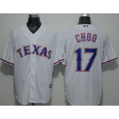 Texas Rangers #17 Shin-Soo Choo White New Cool Base Stitched MLB Jersey