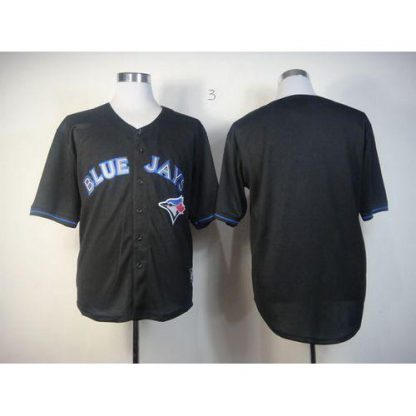 Toronto Blue Jays Blank Black Fashion Stitched MLB Jersey
