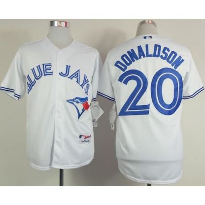 Toronto Blue Jays #20 Josh Donaldson White Home Cool Base Stitched MLB Jersey