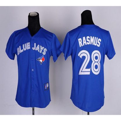 Toronto Blue Jays #28 Colby Rasmus Blue Women's Fashion Stitched MLB Jersey