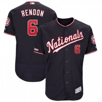 Washington Washington Nationals #6 Anthony Rendon Majestic Alternate Authentic Collection Flex Base Player Jersey Navy