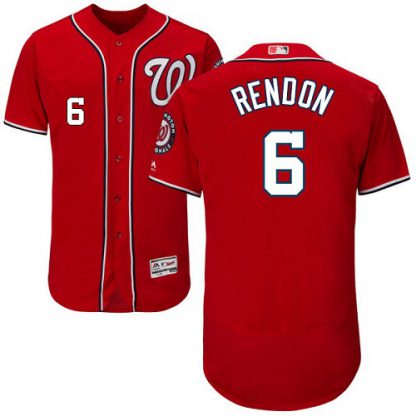 Washington Nationals #6 Anthony Rendon Red Flexbase Authentic Collection Stitched MLB Jersey