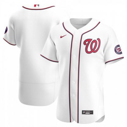 Washington Washington Nationals Men's Nike White Home 2020 Authentic Team MLB Jersey