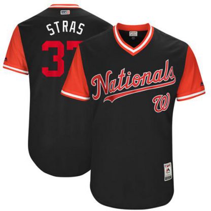 Washington Nationals #37 Stephen Strasburg Navy "Stras" Players Weekend Authentic Stitched MLB Jersey