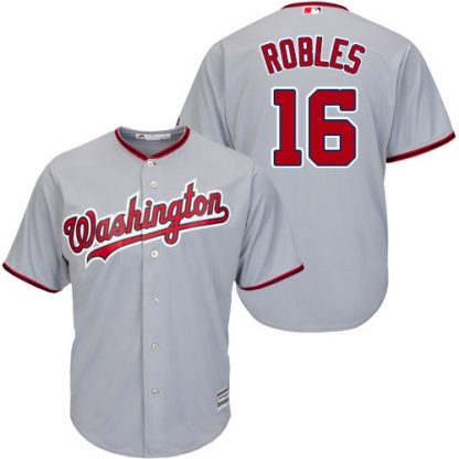 Washington Nationals #16 Victor Robles Grey New Cool Base Stitched Youth MLB Jersey