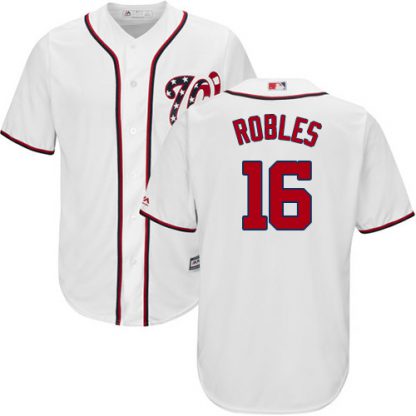 Washington Nationals #16 Victor Robles White New Cool Base Stitched MLB Jersey