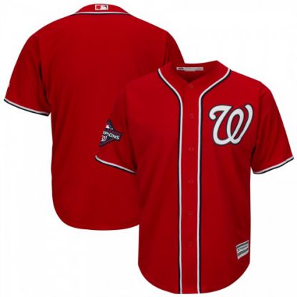 Washington Washington Nationals Majestic 2019 World Series Champions Alternate Big & Tall Cool Base Jersey Red