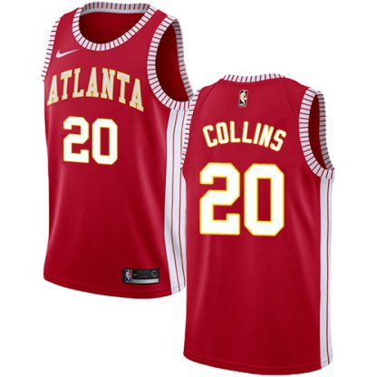 Nike Atlanta Hawks #20 John Collins Red NBA Swingman Statement Edition Jersey