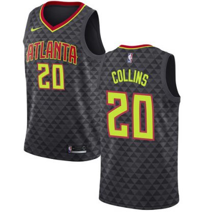 Nike Atlanta Hawks #20 John Collins Black Women's NBA Swingman Icon Edition Jersey