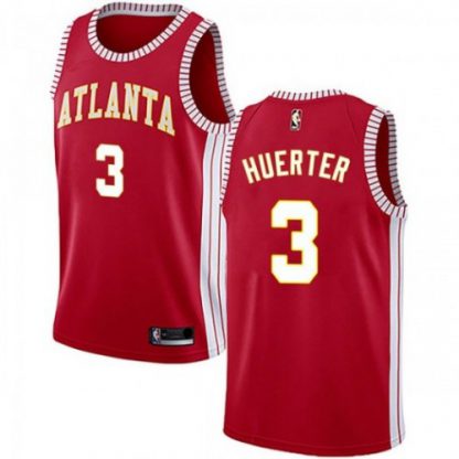 Nike Atlanta Hawks #3 Kevin Huerter Red NBA Swingman Statement Edition Jersey