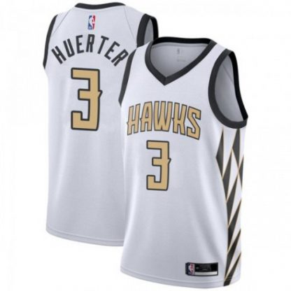 Nike Atlanta Hawks #3 Kevin Huerter White Youth NBA Swingman City Edition 2018/19 Jersey