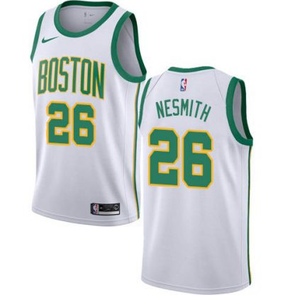 Nike Boston Celtics #26 Aaron Nesmith White NBA Swingman City Edition 2018/19 Jersey
