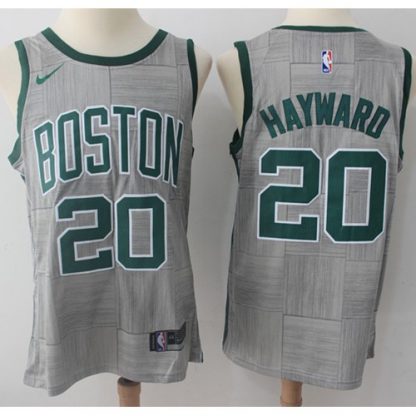 Nike Boston Celtics #20 Gordon Hayward Gray NBA Swingman City Edition Jersey