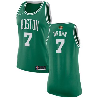 Nike Boston Celtics #7 Jaylen Brown Women's 2022 NBA Finals Swingman Icon Edition Jersey
