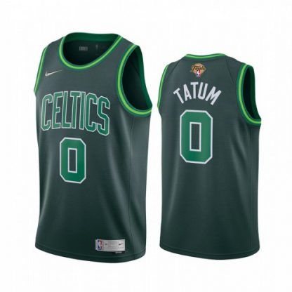 Nike Boston Celtics #0 Jayson Tatum Green Swingman 2022 NBA Finals Earned Edition Jersey