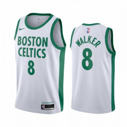 Nike Boston Celtics #8 Kemba Walker White Women's NBA Swingman 2020-21 City Edition Jersey