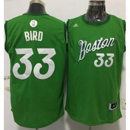 Boston Celtics #33 Larry Bird Green 2016-2017 Christmas Day Stitched NBA Jersey