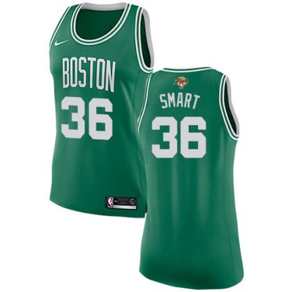 Nike Boston Celtics #36 Marcus Smart Women's 2022 NBA Finals Swingman Icon Edition Jersey