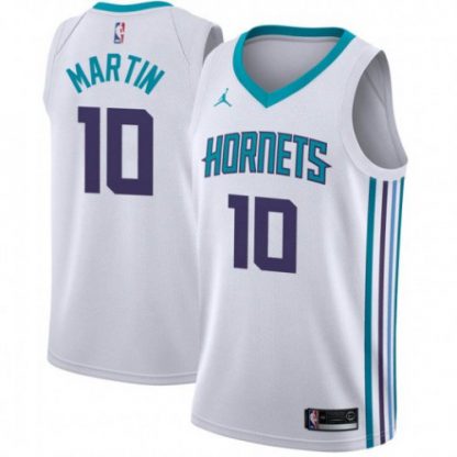 Nike Charlotte Hornets #10 Caleb Martin White NBA Jordan Swingman Association Edition Jersey