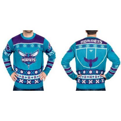 Charlotte Charlotte Hornets Men's NBA Ugly Sweater