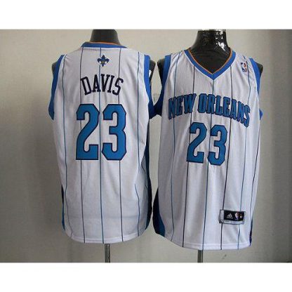 Revolution 30 Charlotte Hornets #23 Anthony Davis White Stitched NBA Jersey