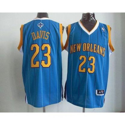 Revolution 30 Charlotte Hornets #23 Anthony Davis Baby Blue Stitched NBA Jersey