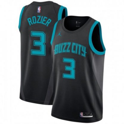 Nike Charlotte Hornets #3 Terry Rozier Black Youth NBA Jordan Swingman City Edition 2018/19 Jersey