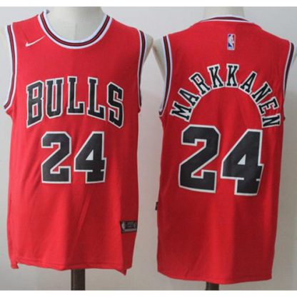 Nike Chicago Bulls #24 Lauri Markkanen Red NBA Swingman Icon Edition Jersey
